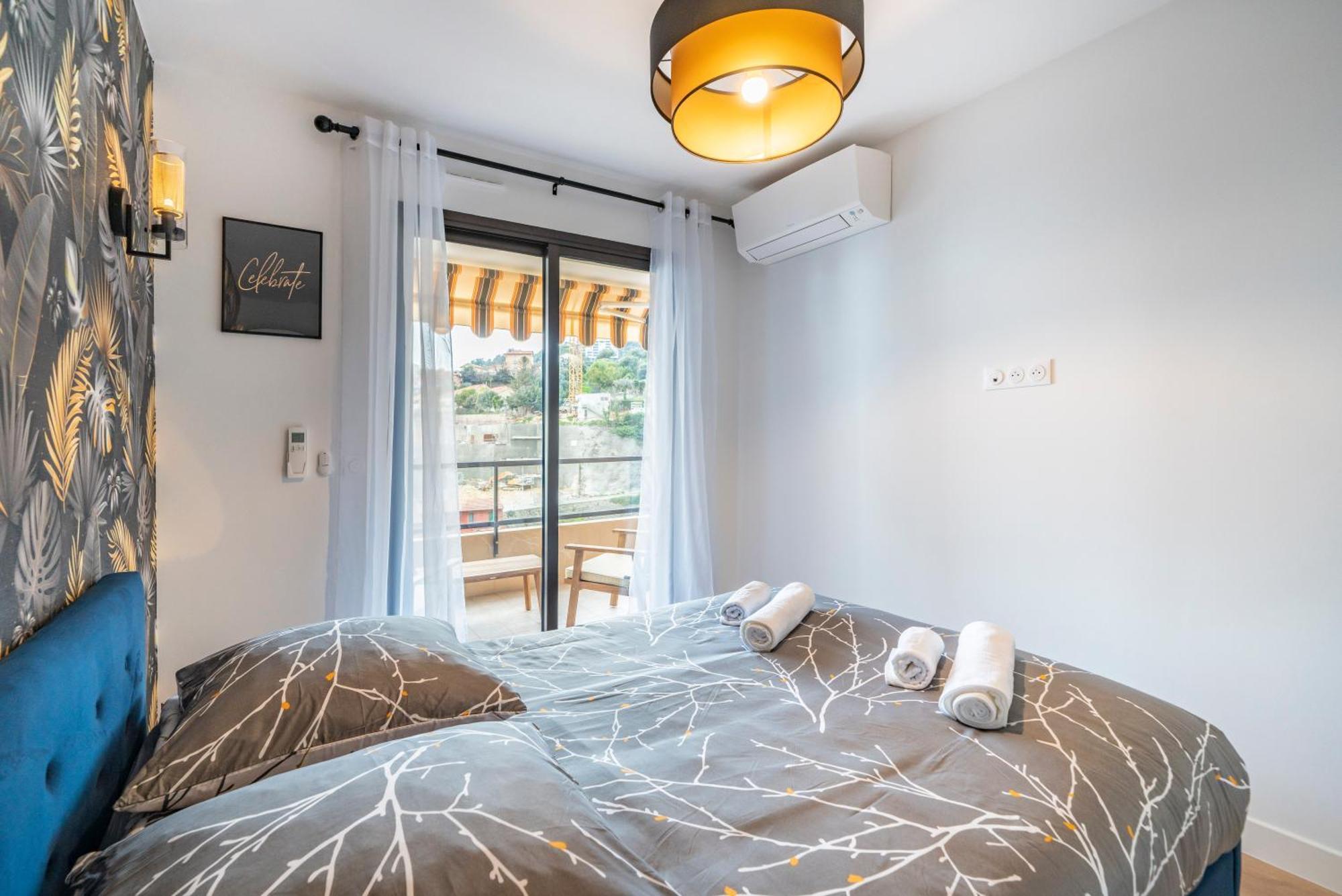 5mn Monaco - Vue mer - Parking - Piscine - BB Apartment Beausoleil Luaran gambar