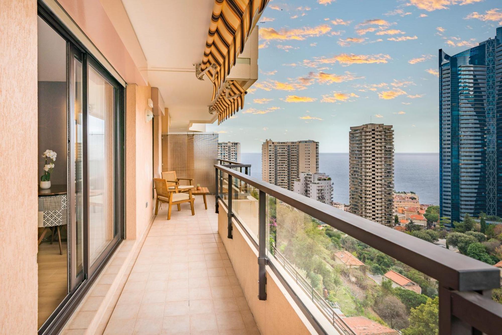 5mn Monaco - Vue mer - Parking - Piscine - BB Apartment Beausoleil Luaran gambar
