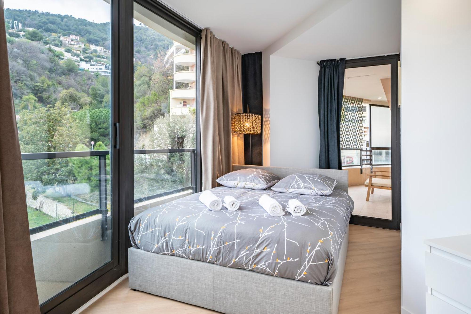5mn Monaco - Vue mer - Parking - Piscine - BB Apartment Beausoleil Luaran gambar