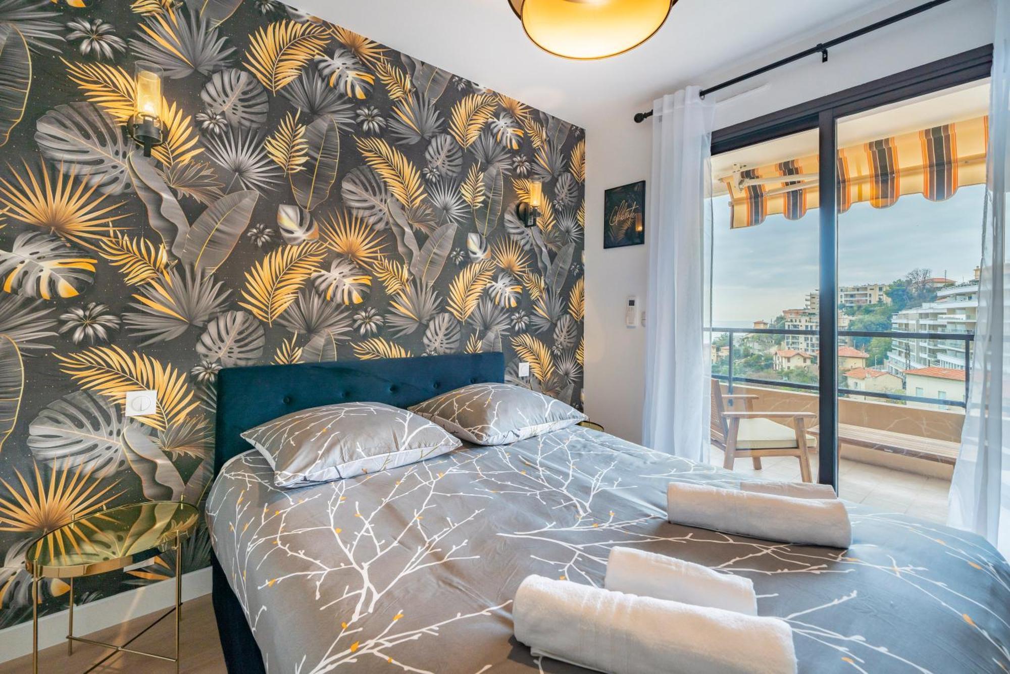 5mn Monaco - Vue mer - Parking - Piscine - BB Apartment Beausoleil Luaran gambar